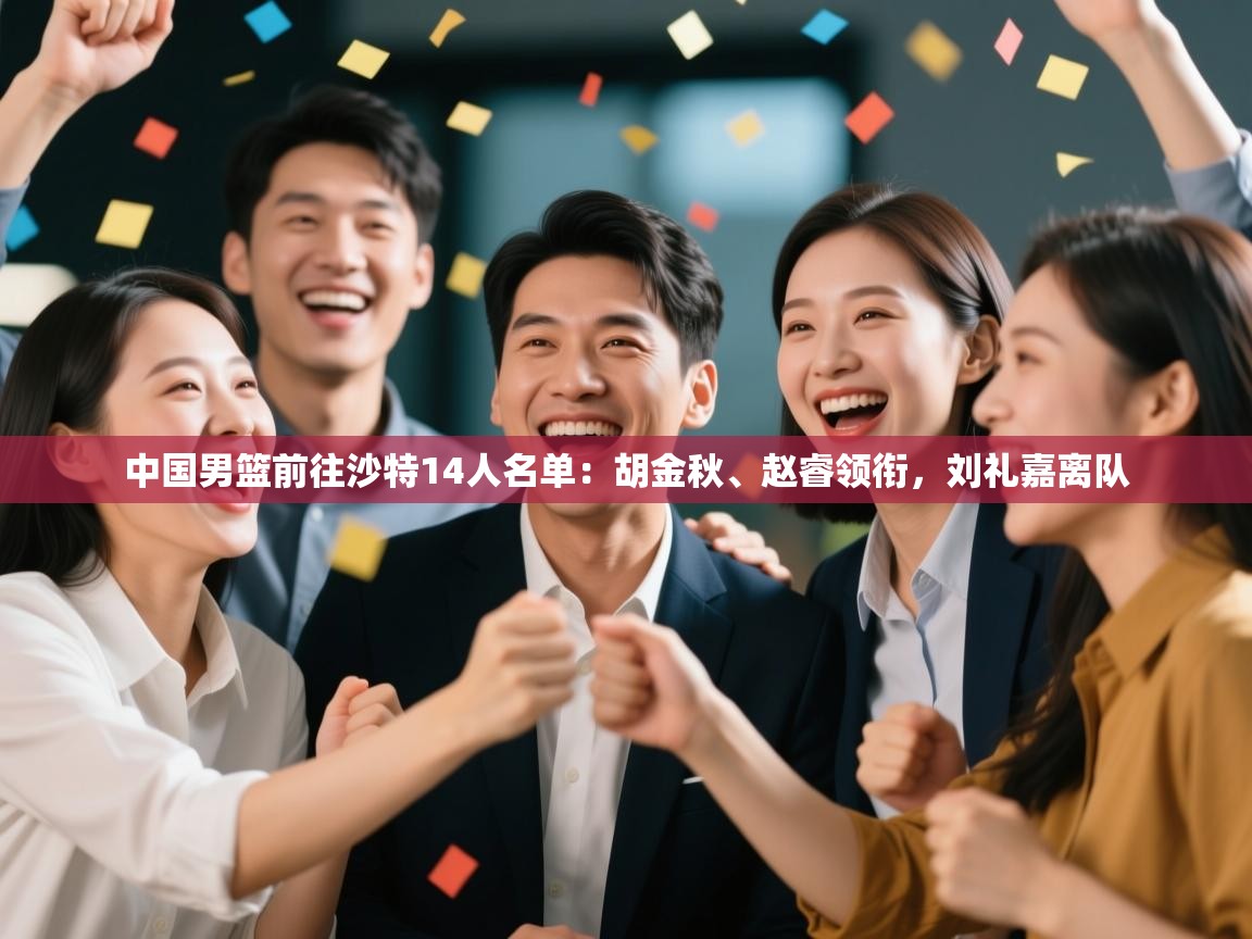 中国男篮前往沙特14人名单：胡金秋、赵睿领衔，刘礼嘉离队